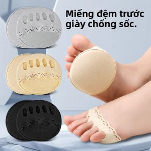 Đế Lót Giày Nửa Đế Cho Nữ Dành Cho Giày Cao Gót Thoáng Khí Không Nhìn Thấy Giảm Đau Chăm Sóc Bàn Chân Nhẹ Chống Trơn Trượt