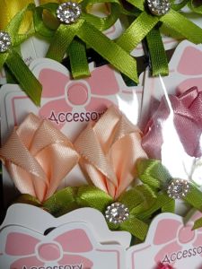 tulip hair clip hair accessories pair.hair clip