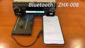 Universal Bluetooth 5.0 Car Cassette Tape Adapter Vehicle Stereo Audio Receiver with Microphone Hands-Free Phone Call