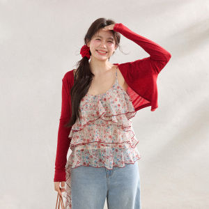ZHANGDAREN | Bộ Đồ Jeans Hoa Phong Cách Ôm Dáng Cho Mùa Hè