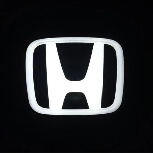 Car Dynamic Front Grille LED Emblem Logo Badge Light with Animation Compatible with Honda Accord Breeze City Odyssey CR-V Vezel FIT AVANCIER - 8 Sizes Available - Front or Rear