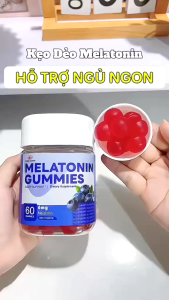 Melatonin Gummies with Vitamin B6 60 Count - Gentle Night Support Formula