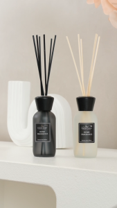 [KIRONA SCENT] Spa Black Reed Diffuser 110ml | Elegant Minimalistic Home Fragrance Decor Christmas Gifts | Hotel & Perfume Fragrances