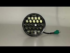 Motorcycle Round 5.75"Inch LED Headlight 5 3/4" led DRL 45W Headlamp For Harley Sportster 883 Dyna Street Bob Cafe Racer Honda