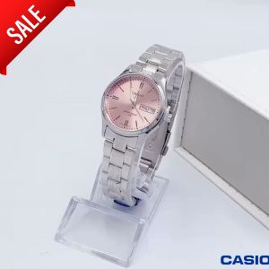 นาฬิกาข้อมือ ผู้หญิง CASIO สายเลท มีวันที่สัปดาห์ หน้าปัดขนาด 32 มม. แถมสำหรับกล่อง ราคาพิเศษ!!!