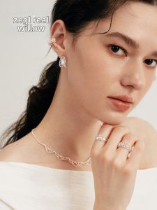zengliu | Designer Lace French Earring