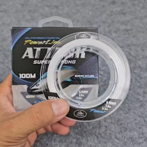 Dây Cước Câu Cá Coastline ATTACK 100m Màu Trắng – Cước Nylon Siêu Bền Nhiều Size