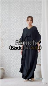 Wulfi Kaftan Fatimah Hitam