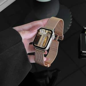 Uhada Metal Milan Smartwatch Band for Huawei Fit4 New Model Magnetic Clasp Sports Band for Men And Women Replacement Strap