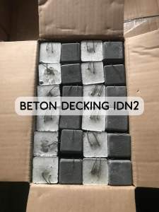 Tahu beton decking + kawat bendrat ukuran 40mm/4cm siap pakai per box isi 96pcs