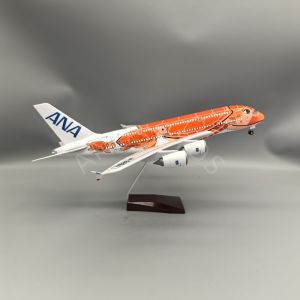 Mô Hình Máy Bay A380 Orange Turtle 47CM Của Hãng Hàng Không Nhật Bản ANA Chất Liệu Nhựa Resin Dùng Để Trưng Bày Làm Quà Lưu Niệm Trang Trí Nhà Cửa Hiện Đại