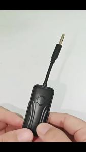 Kebidumei | KEBIDUMEI Bluetooth 6.0 Wireless Audio Adapter 2 IN 1 Receiver Transmitter HiFi Stereo Music 3.5MM Mic For Car Airplane TV PC