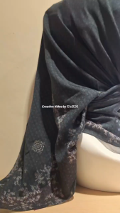 Elzatta KAILA MARRAKESH FLORAL: Bahan Voal & Hijab Segiempat Adem Nyaman