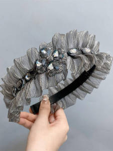 2025 ใหม่ ริบบิ้นผมขอบลูกไม้ผ้าตาข่ายผีเสื้อประดับผมระดับศีรษะสูง ประดับผมสไตล์นุ่ม ประดับผมสไตล์นุ่ม