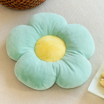 QIAOSHANG | Modern Luxury Sunflower Pillow White Flower Sofa Decoration