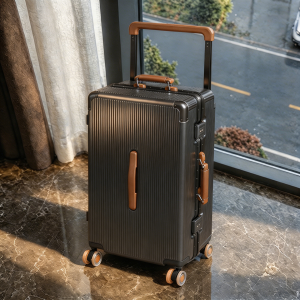 MANLVSHI | Large Capacity Wide Handle Aluminum Frame Luggage 20 Inch