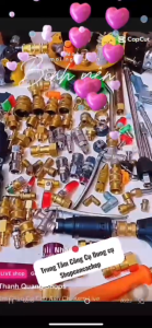 Đầu béc phun nước tưới cây chỉnh áp - đầu chỉnh được tia nước - ngắn/xòe_Shopconcachep