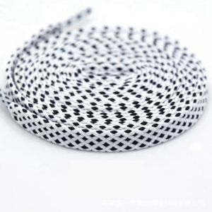 1pair shoelace Fashion Polyester Sneaker Shoe Lace Colors Checkered Double Layer Hollow Flat Shoelaces 100/120/140CM PD1