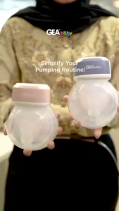 GEA BABY Veola Handsfree Breastpump Cello Pompa Asi Elektrik Portable Wearable Pumping GHP-100