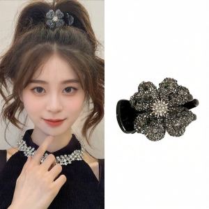 Elegant Premium Clover Design Hair Clip High Ponytail Fixer