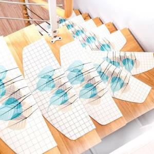 Self-Adhesive Washable Stair Tread Mats