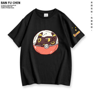 Bandai | 2026 Pokémon Cute Short-sleeved T-shirt for Children in Summer Family and Parent-child Set Loose Half-sleeved Design