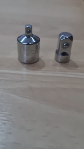 ข้อลด ข้อเพิ่ม หัวแปลงบล็อก  ขนาด 1/4 + 1/2 (2ขึ้น4หุน)  ขนาด 1/2 " - 1/4  (4ลง2หุน) Adapter