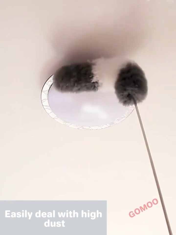 280CM Microfiber Duster Brush Adjustable Telescopic Bending Duster  feather duster cleaner