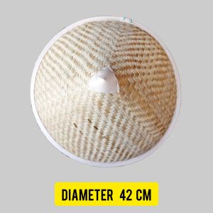 topi caping - topi petani - caping dewasa 42 cm - caping kerucut - anyaman topi bambu - caping Jogja