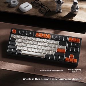 EWEADN | Bluetooth Wireless Mechanical Keyboard for Gaming and Office