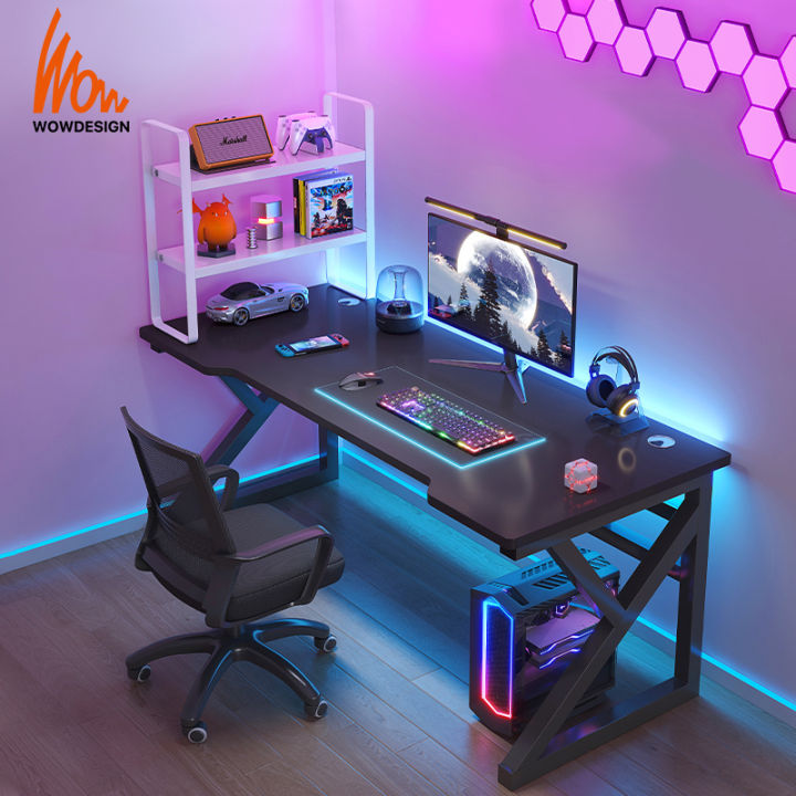 Gaming Table 160CM Meja Gaming Office Table Meja Komputer Computer/PC/Study Thicker&Stable Table Computer Table Laptop Table Gaming Desk Office Table