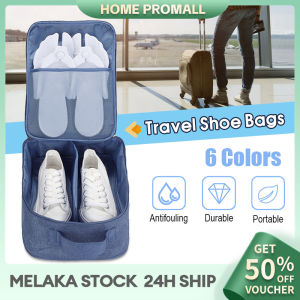 Shoe Bag Travel Pocket Beg Waterproof Shoe Bag Beg Kasut Shoe Storage Luggage Bag Bag Kasut Shoe Box Shoes Bag Mesh 鞋袋旅行收纳袋