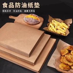 500Pcs Parchment Paper Greaseproof Paper Baking Wax Paper Non-stick Food Paper Wrapper For Food