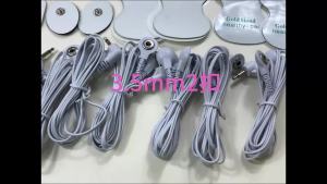 YINHANG | 3.5mm Plug 4-ways and 2-ways Button Wire Therapy Physiotherapy Relax for TENS Unit Tens Digital Massagers Body Massager Pad