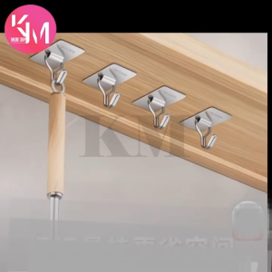 Gantungan Dinding Hook Hanger Stainless Steel 304 dengan Perekat Hook Tempel Serbaguna