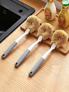 𝗛𝗢𝗩𝗘𝗟𝗦𝗛𝗢𝗣 Sikat Panci Pembersih Wajan Dapur Kompor Gagang Panjang Kitchen Brush Cleaning Tool
