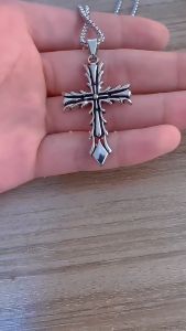 Dây chuyền thánh giá nam nữ phong cách vintage hiện đại vòng cổ thánh giá chữ thập dây chuyền nam thép titan không gỉ đẹp ngầu | Dandy