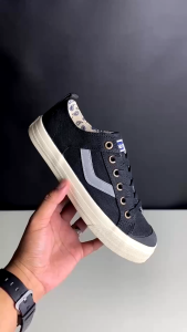 [ GRATIS KAOS KAKI ] Ventela Reborn Reflective Black Natural Original By House Sneaker
