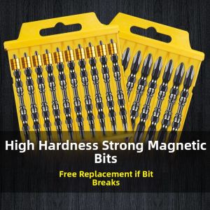 LECAN | High Hardness Magnetic Double Joint Cross Electric Screwdriver Bits