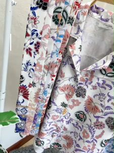 S22326 Set 3 ชิ้น เสื้อปกฮาวาย + กางเกงขายาว กับสายผูกโบว์