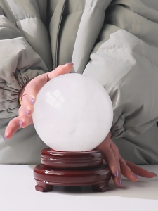 Quả Cầu Phong Thủy PAG Đá Thạch Anh Trắng Tự Nhiên Nặng 2kg