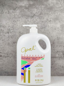 Opal Classic Moisturizing Bath Gel 2kg Long Lasting Scent Moisturizing Aloe Vera Refreshing Mint ครีมอาบน้ำสำหรับผิวทั่วไป