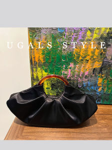 UGALS | Túi Xách Tay Đựng Nhiều Pháp Bóng Satin