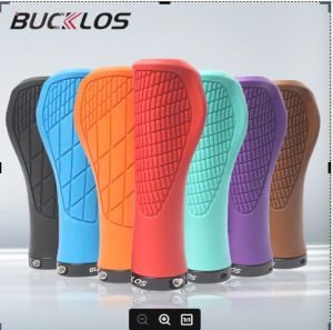 BUCKLOS bicycle handlebar grips shock-absorbing riding handle bar soft grips