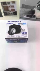 Mitsuyama MS-258P Senter Kepala LED 50Watt Fokus Zoom Cahaya Putih Tahan Air 5150 Lumen Super Terang