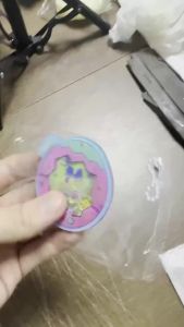 Bandai | Bandai Tamagotchi Kuchipatchi Acrylic Rocker Mặt Dây Chuyền Anime Hoạt Hình Móc Khóa Màu Sắc Cao Cấp Trang Trí Cho Túi Đi Học