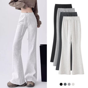 Flared Sports Pants for Women High Waist Sweatpants Casual Sportswear