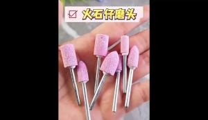 12Pcs Abrasive Polishing Mounted Stone For Rotary Tools Grinding Stone Wheel Head Tools 2.35mm Shank Mini Nail Drill Bit Set