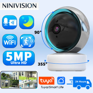 Tuya กล้องวงจรปิดกล้องสมาร์ท Wifi ไร้สายในร่มและกลางแจ้งกล้องวิดีโอความละเอียดสูงกล้องวงจรปิดกล้องภาพกลางคืน PTZ Wi-Fi