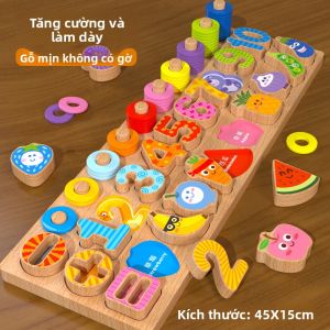 MWZ | Đồ Chơi Khối Xây Montessori Giáo Dục